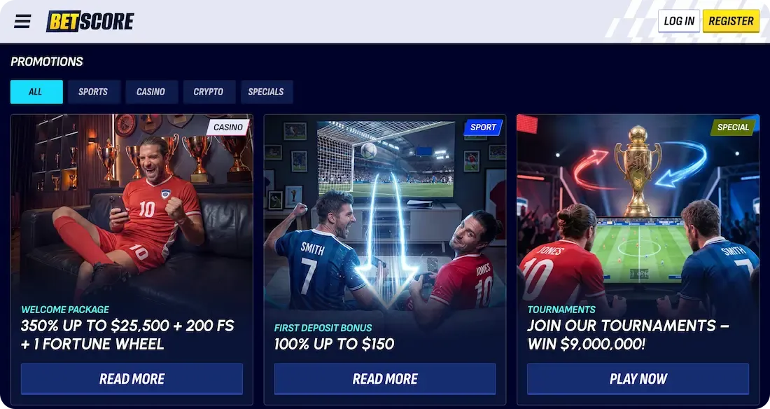 betscore casino bonus all
